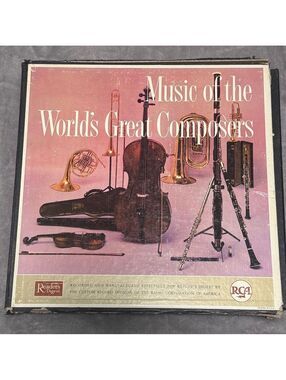 Music Of The World's Great Composers Box Set 1959 Reader's Digest LP Records